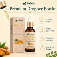 Thumbnail for Image 5 of AMVital Turmeric Face Oil with Jojoba Rosehip and Moringa, 1 fl oz