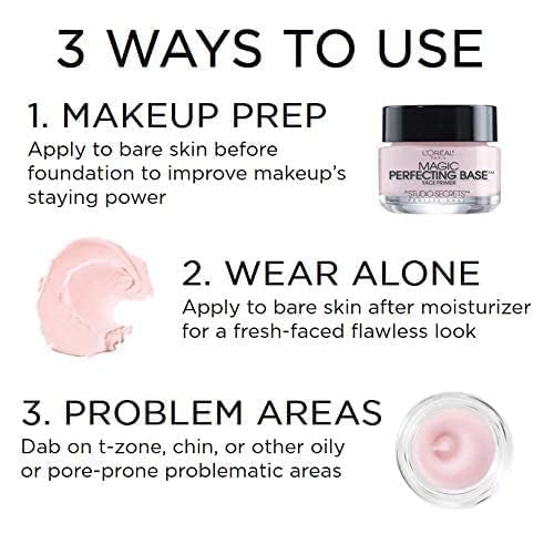 Image 6 of L'Oreal Paris Magic Perfecting Base Face Primer, 0.5 FL (oz)