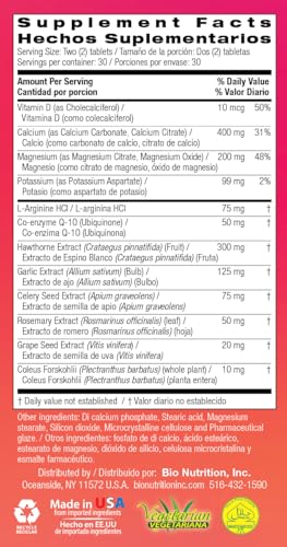 Image 4 of Bio Nutrition Blood Pressure 60 Tablets 2 Pack