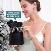 Thumbnail for Image 3 of Bueart Design 38Pcs Professional Makeup Brushes Set,Extra Large Holder