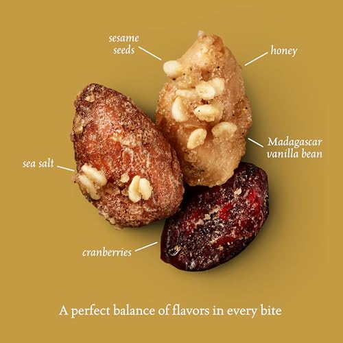 Image 4 of Sahale Snacks Honey Almonds Glazed Mix, 1.5 oz Grab & Go Bags (18 Packs)