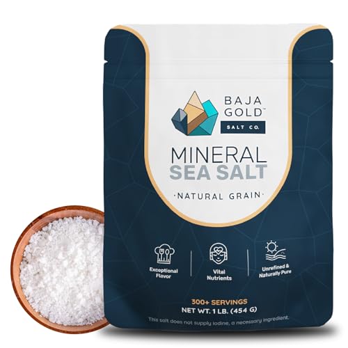 Image 3 of Baja Gold Mineral Sea Salt Bundle – 1 lb Fine Grind + 1 lb Natural Grind