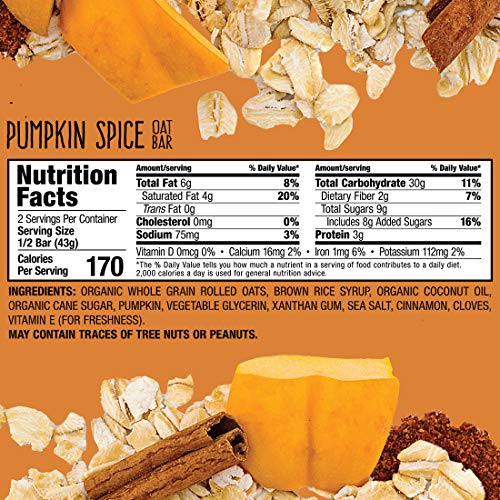 Image 5 of Bobo's Pumpkin Spice Oat Bars, Pack of 12