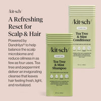 Thumbnail for Image 5 of Kitsch Tea Tree & Mint Shampoo and Conditioner Set for Scalp Care