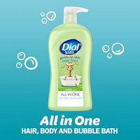 Thumbnail for Image 3 of Dial Kids All-in-1 Body Wash + Hair + Bubble Bath, Melon Scent, 32 Fl Oz