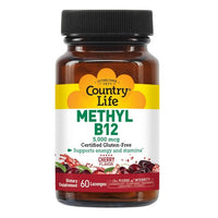 Thumbnail for Country Life Methyl B-12 5000 Mcg 60 Lozenges