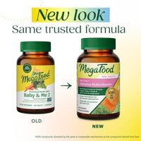 Thumbnail for Image 3 of MegaFood Baby & Me 2 Prenatal Vitamins, Doctor Formulated, Mini Tablets