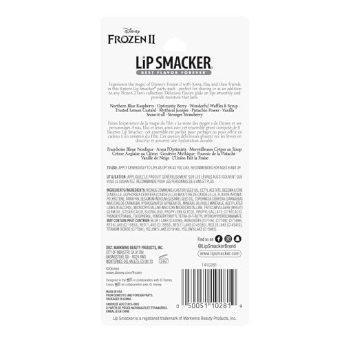 Image 3 of Lip Smacker Disney Frozen 2 Flavored Lip Balm Party Pack 8 Count