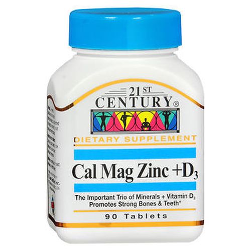 21st Century Calc + Mag + Zinc + D3 90 Tabs