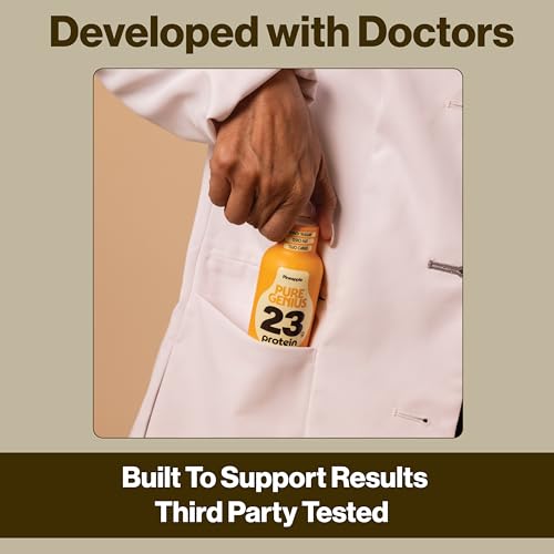 Image 6 of Pure Genius 23g Protein Shot - 100 Calories, No Sugar, No Fat - 24 Shots