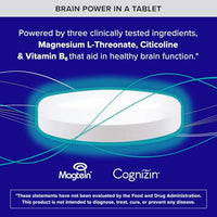Thumbnail for Image 4 of Qunol Brain Health Memory Plus w/Magtein, Cognizin & Vitamin B6, 60ct