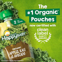 Thumbnail for Image 5 of Happy Baby Clearly Crafted Stage 2 Apples Kale & Avocados 4oz Pouch (16)