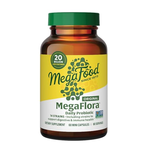 Image 3 of 1 Count (Pack of 60) for the product MegaFood MegaFlora Probiotic