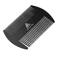 Thumbnail for Image 2 of Stainless Steel Comb - Black (1pcs) for the product AhfuLife Metal Hair&Beard Comb