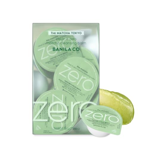 Image 1 of Default Title for the product BANILA CO Clean It Zero Matcha Cleansing Balm Travel Kit (3ml x 16ea)