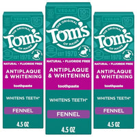 Thumbnail for Image 1 of Default Title for the product Tom's of Maine Antiplaque and Whitening Toothpaste, Fennel, 4.5 Ounce (Pack of 24)