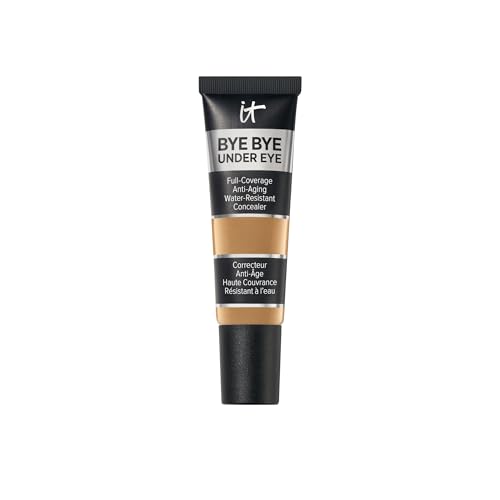 Image 16 of 34.5 Rich Golden - for warm undertones / 0.4 Fl Oz (Pack of 1) for the product IT Cosmetics Bye Bye Under Eye Anti-Aging Full Coverage Concealer