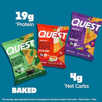 Thumbnail for Image 3 of Quest Nutrition Tortilla Protein Chips Game Day Variety Pack 12 Count