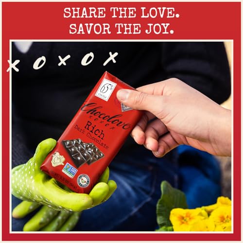 Image 5 of Chocolove Rich Dark Chocolate Bars 3.2oz Bar (12 Pack)