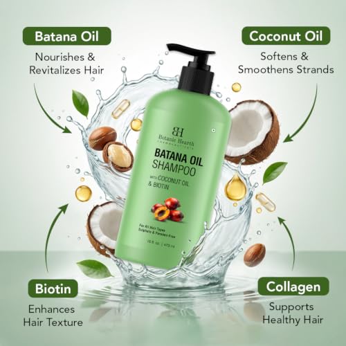 Image 4 of Botanic Hearth Batana Oil Shampoo for Hair Growth & Thickness - 16 Fl oz