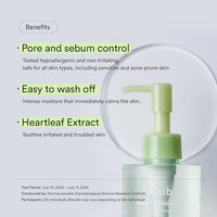 Thumbnail for Image 2 of Abib Heartleaf Cleasing Duo: Korean Cleansing Oil, Foam Cleanser