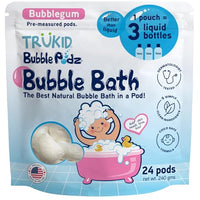 Thumbnail for Image 17 of Bubble Gum / 24 Count (Pack of 1) for the product TruKid Bubble Podz Bubble Bath for Kids, Toddlers, & Babies