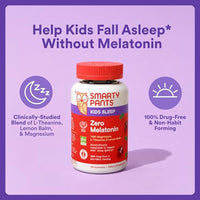 Thumbnail for Image 2 of SmartyPants Kids Sleep Zero Melatonin Gummies, L-Theanine, Magnesium, 60 Ct