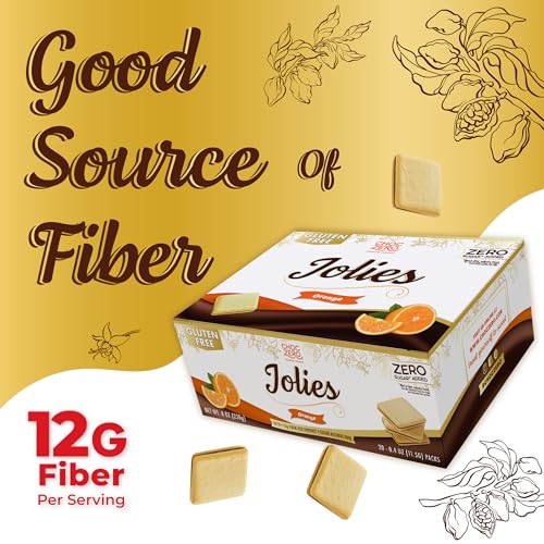 Image 5 of ChocZero Jolies Sugar Free Dark Chocolate Orange Cookies