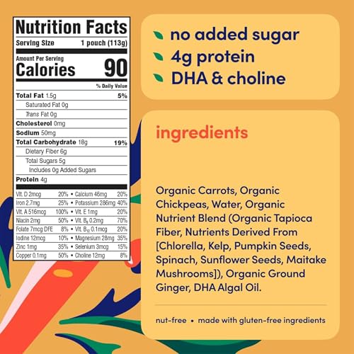 Image 2 of Cerebelly Organic Baby Food Pouches Veggie & Bean Variety Pack 8ct Pack of 3