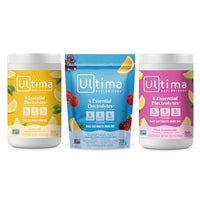 Thumbnail for Image 1 of Default Title for the product Ultima Replenisher Electrolyte Powder Drink Mix Bundle ? Sugar Free ? Lemonade, Pink Lemonade, Variety-90 Servings, 20 Stickpacks