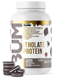 Thumbnail for Image 1 of Default Title for the product RAW Whey Isolate Protein Powder, Cookies & Cream - 25 Servings