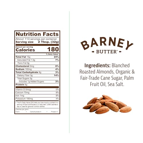 Image 2 of Barney Butter Almond Butter, Smooth, 1 Gallon