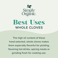 Thumbnail for Image 4 of Simply Organic Whole Cloves, 2.05 Ounce