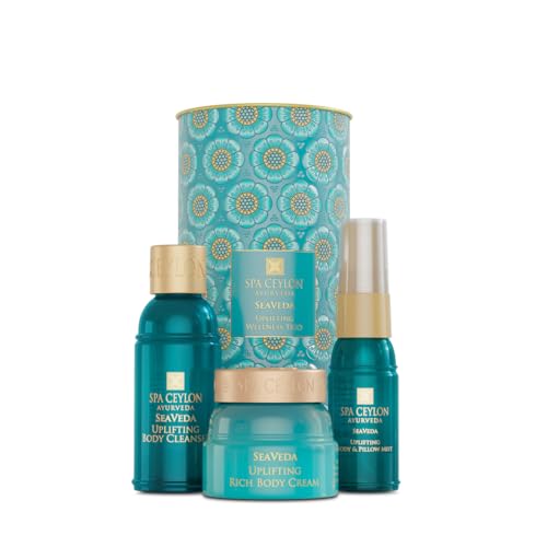 Image 1 of Default Title for the product SPA CEYLON SeaVeda Uplifting Wellness Trio Pampering Kit 150 g Spearmint
