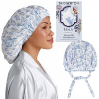 Thumbnail for Image 9 of Garden Toile for the product Kitsch XL Satin Bonnet for Sleeping