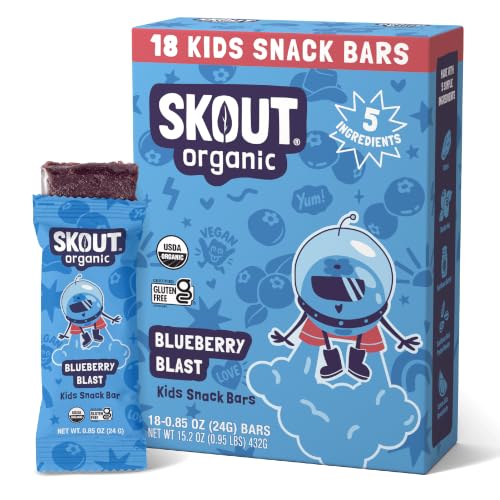 Image 1 of Default Title for the product SKOUT Organic Blueberry Blast Real Kids Snack Bars (18 Pack)