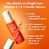 Thumbnail for Image 4 of e.l.f. SKIN Bright Icon Vitamin C + E + Ferulic Serum, 1 oz