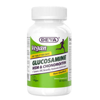 Thumbnail for Deva Vegan Vitamins Vegan Glucosamine Chondroitin MSM 90 Tablets