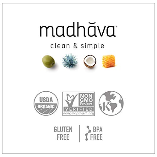 Image 6 of Madhava Organic Amber Honey, Unfiltered, 12 oz. Honey Bear (Pack of 6)