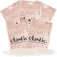 Thumbnail for Image 1 of Clear / 500 Count (Pack of 5) for the product Kitsch Hair Ties No Damage for Kids, Teens and Women