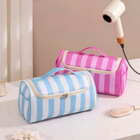 Thumbnail for Image 5 of RSRSLEII Striped Hair Tools Travel Bag with Compartments