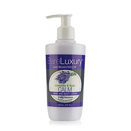Image 4 of Lavender & Sage Lotion / 8 Fl Oz (Pack of 1) for the product Morgan Taylor Nail Lacquer Spa BareLuxury Detox Ginger & Green Tea Lotion