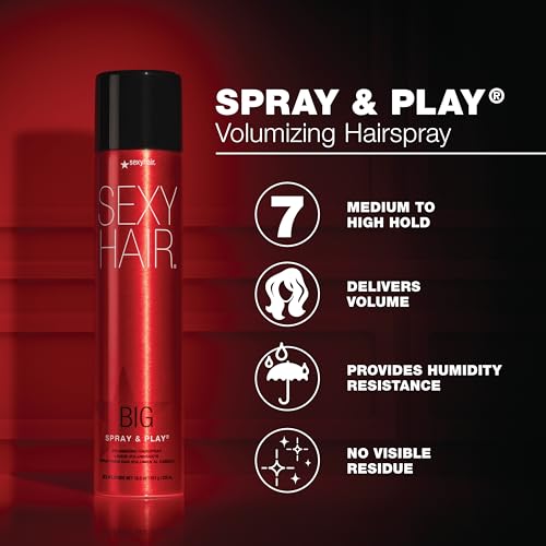 Image 2 of SexyHair Big Spray & Play Volumizing Hairspray