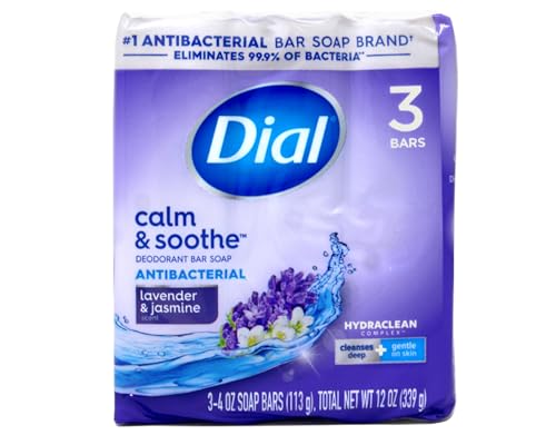 Image 5 of Dial Lavender and Jasmine Bar Soap, 3 Count, Pack of 4