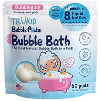 Thumbnail for Image 21 of Bubble Gum / 60 Count (Pack of 1) for the product TruKid Bubble Podz Bubble Bath for Kids, Toddlers, & Babies