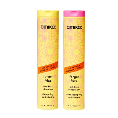 Image 1 of 9.2oz - bundle for the product Amika Forget Frizz Anti-Frizz Shampoo