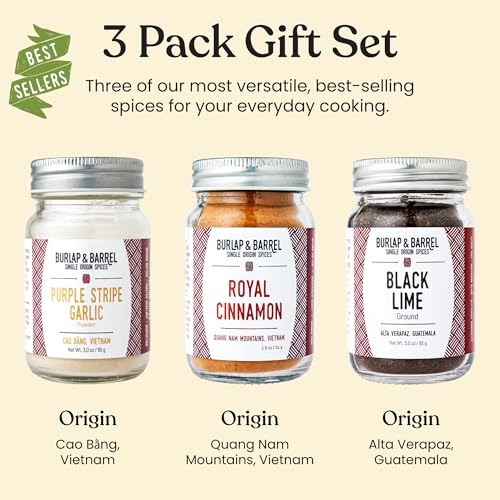 Image 3 of Burlap & Barrel 3-Pack Spice Gift Set – 3 Full-Size Jars of Favorite Spices