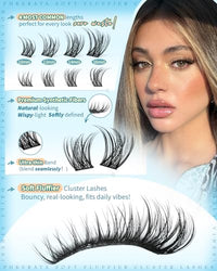 Thumbnail for Image 21 of PHKERATA Wispy Eyelash Clusters