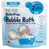 Thumbnail for Image 3 of Vanilla / 10 Count (Pack of 1) for the product TruKid Bubble Podz Bubble Bath for Kids, Toddlers, & Babies