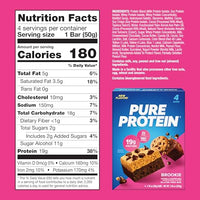 Thumbnail for Image 5 of Pure Protein Brookie Protein Bars, 19g Protein, Gluten Free, 4 Ct